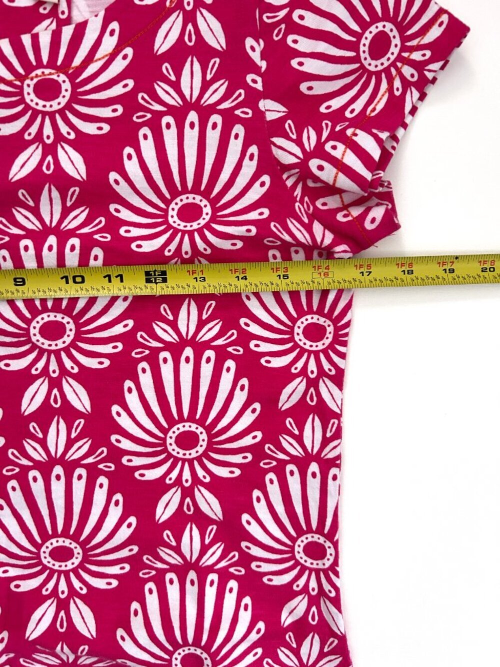 Hatley Pink Floral Tshirt Dress 100% Cotton Casual Summer Midi Dress Size Small - Picture 4 of 9